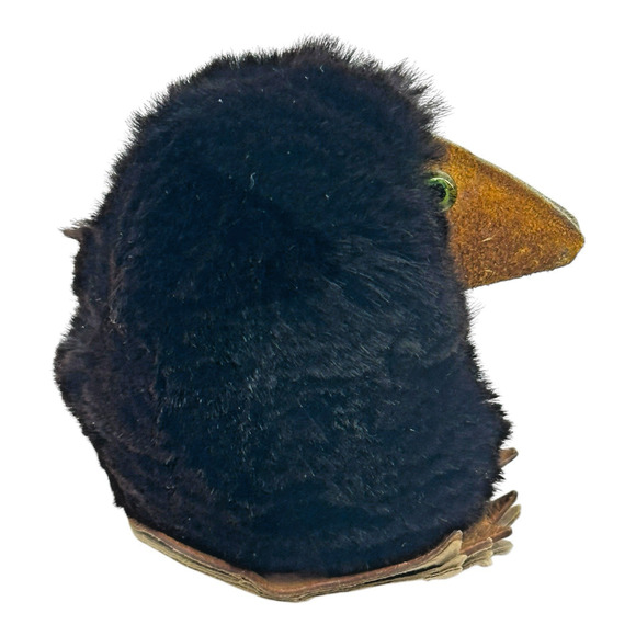 c1960s Fauni Style Nordic Trumpet Nose Troll Doll Fur Glass Eyes Finland VTG - Picture 3 of 11